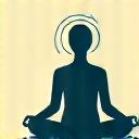 Calm individual practicing mindfulness with a serene expression, indicating stress reduction.