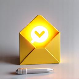 An open envelope and pen, symbolizing communication and general inquiries